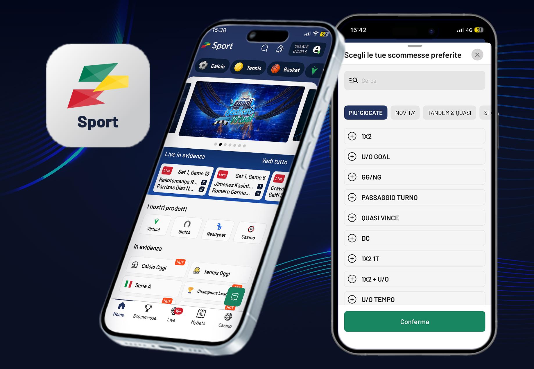 app sport scommesse 