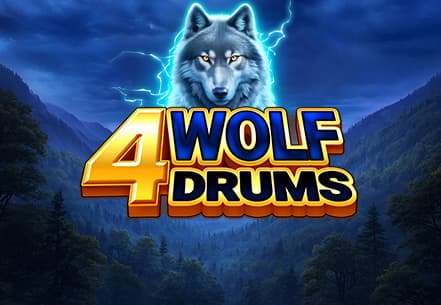 4 Wolf Drums slot machine live su Eurobet