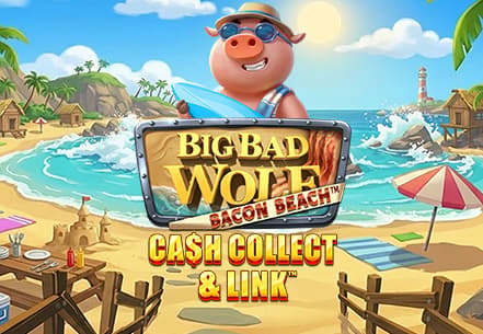 Big Bad Wolf: Cash Collect - Bacon Beach  slot machine live su Eurobet