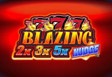 Blazing Triple 7 2x 3x 5x Nudge slot machine live su Eurobet