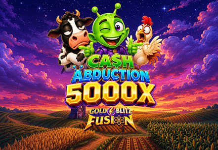 Cash Abduction 5000X Gold Blitz Fusion slot machine live su Eurobet