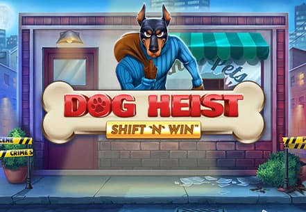 Dog Heist Shift 'N' Win slot machine live su Eurobet